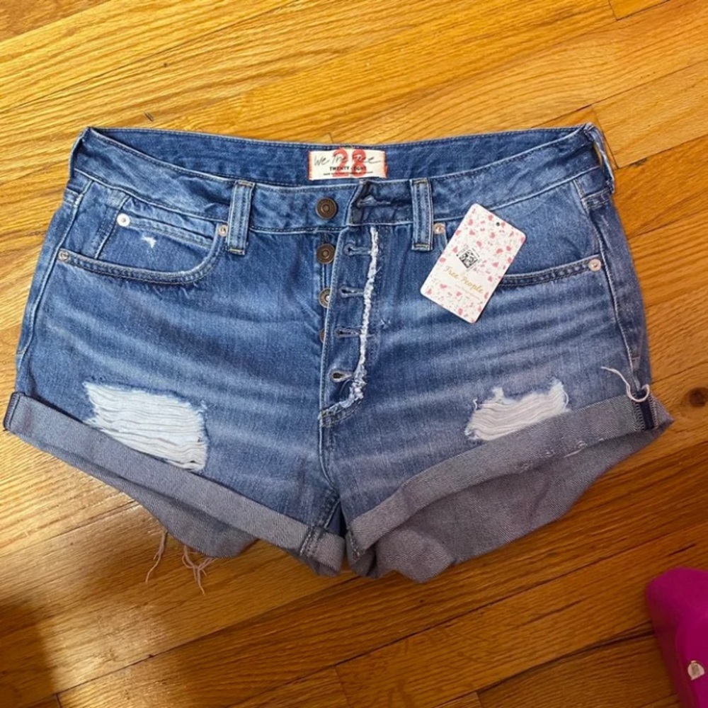 Free People Jean Shorts